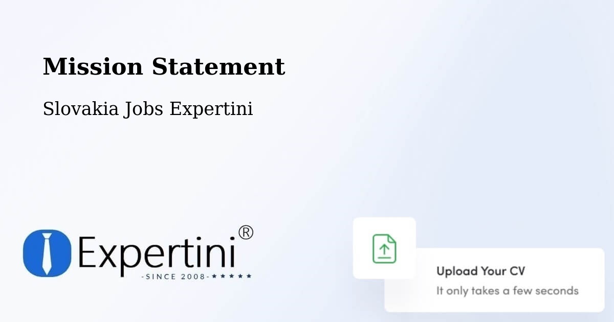 Corporate Mission – Handlová - Slovakia Jobs Expertini